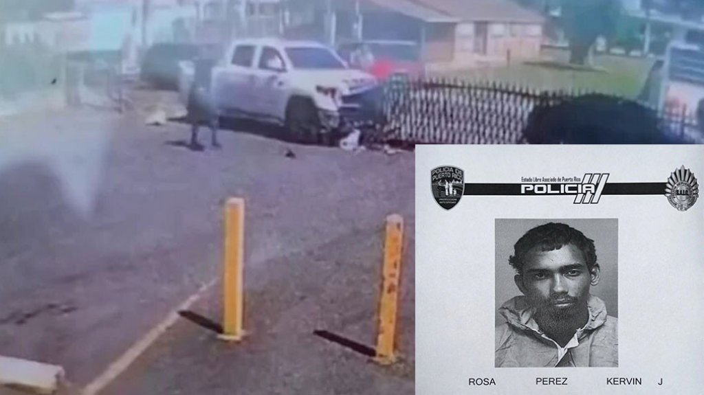  Video: A la cárcel “Caco” que atropelló a policía en Vega Baja con un carro robado 