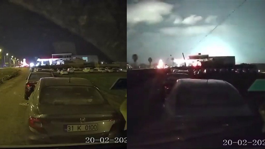  VIDEO: Cámara de seguridad de un auto capta los primeros momentos del terremoto en Turquía 