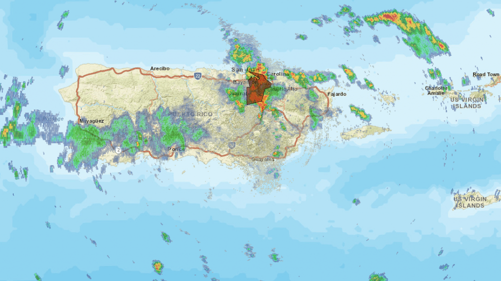  Aviso de inundaciones para Guaynabo y San Juan 