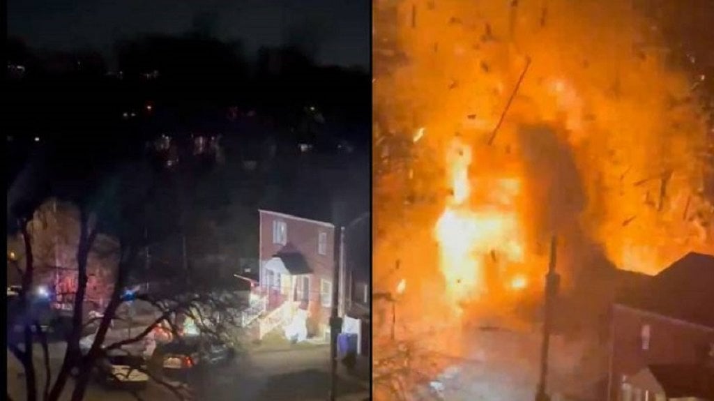  Video:Casa en Virginia, explota después de disparos de bengalas por un sospechoso 