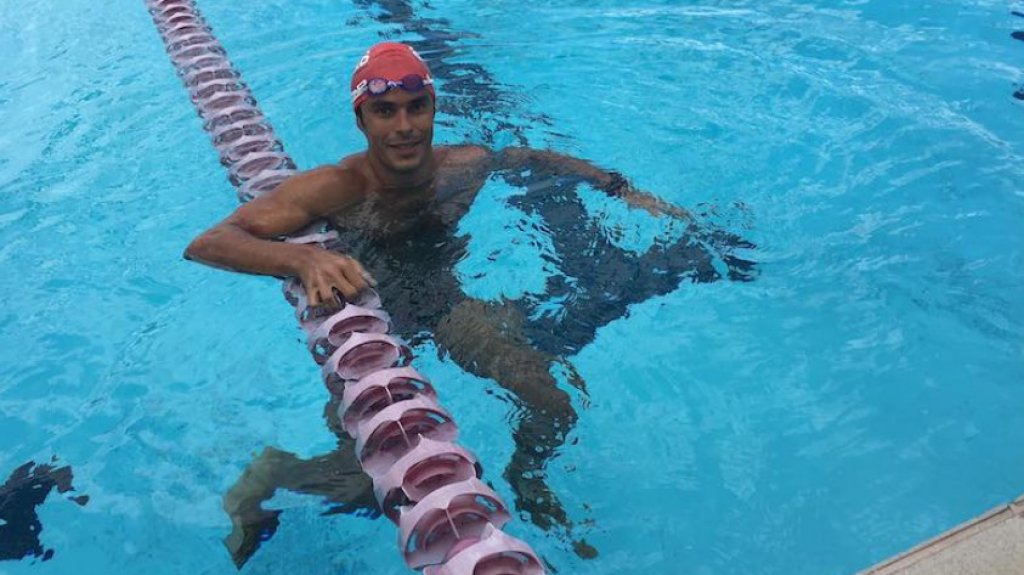  Francés número uno del mundo en competencias deportivas de nado y atletismo se entrena en la Isla cara al campeonato mundial de la especialidad 