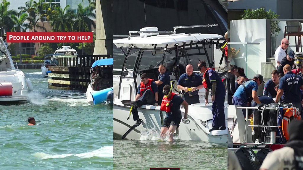  Video:Niño en Miami cae de un bote y fallece a pesar de los esfuerzos de rescate 