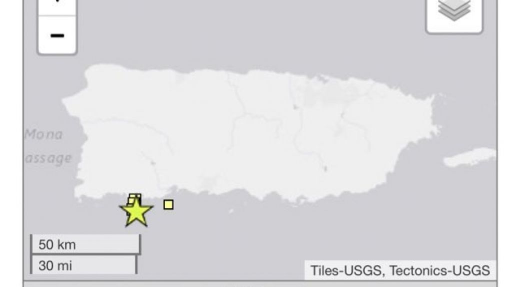  Continúa la actividad sísmica en la región sur del país, el sismo más reciente a las 6:48 p.m. 