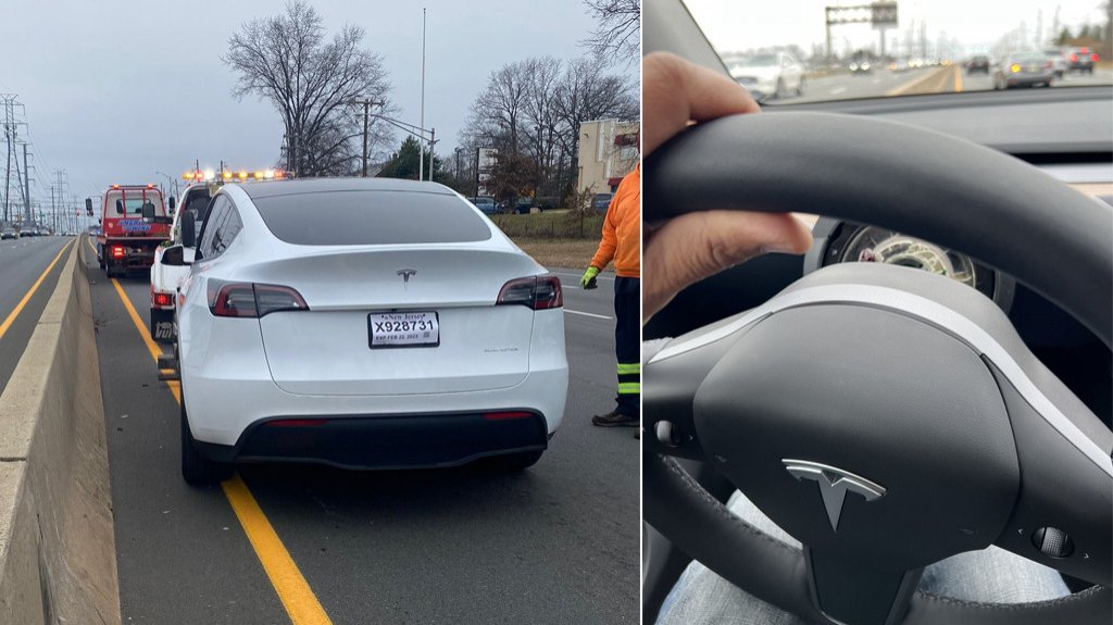  Compra un Tesla y se le cae el guié en autopista, la compañía le cobra el desperfecto 