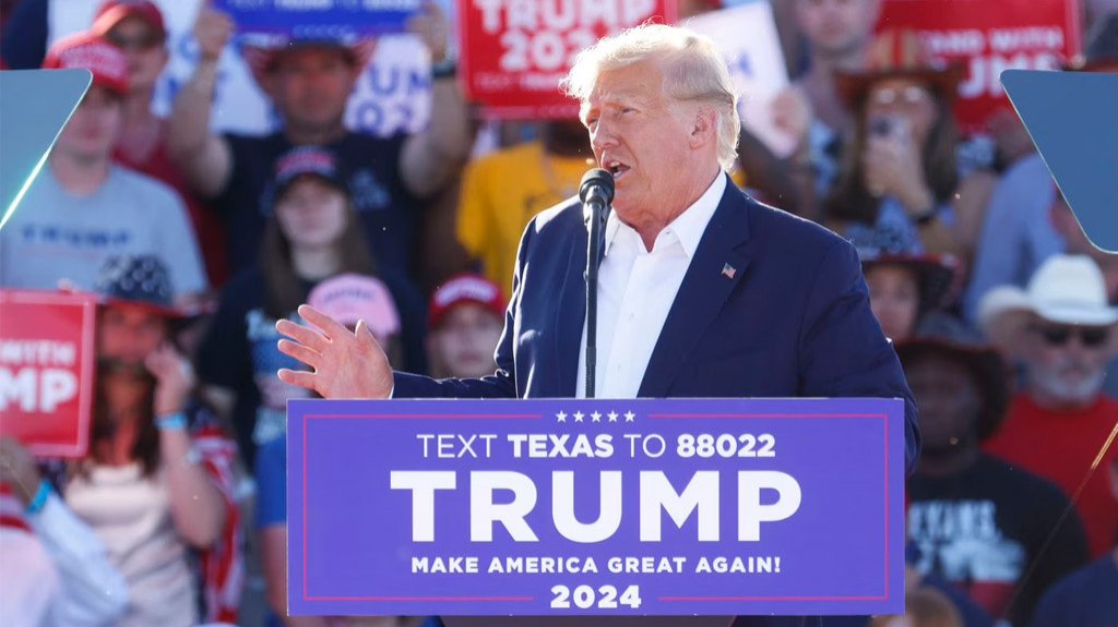  Trump realiza primer acto de campaña rumbo a elecciones de 2024 