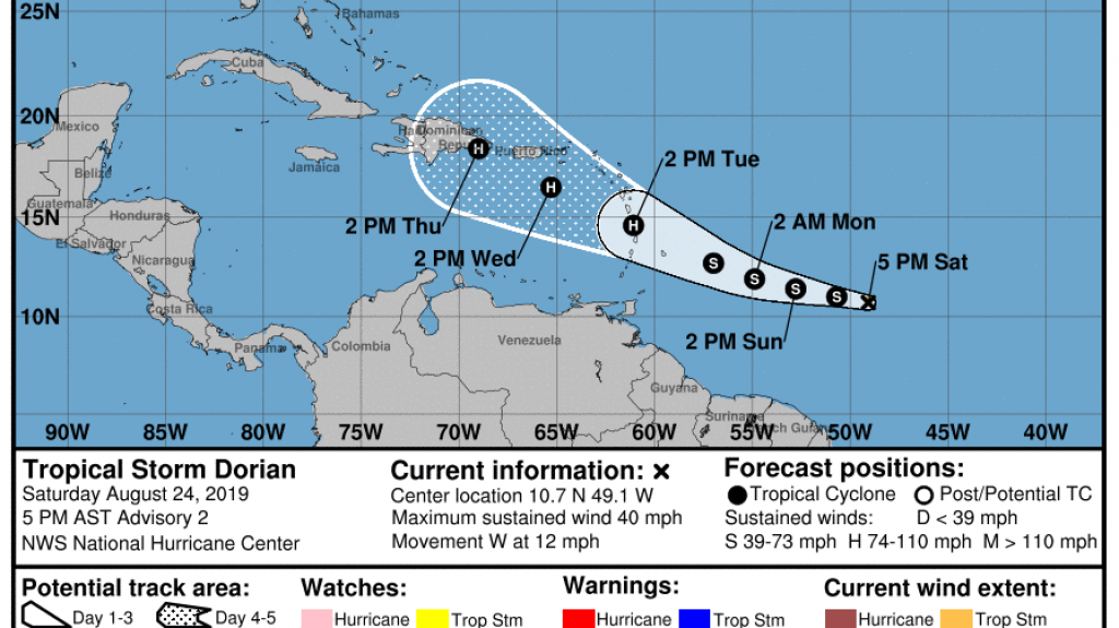  Depresión tropical #5 se fortalece a tormenta 