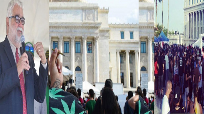 "Marihuaneros en el Capitolio, impiden que policías arresten a los que Fumaban en su cara"