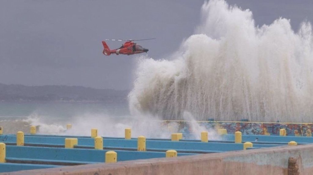  Nmead advierte de riesgo de fuertes resacas y olas de hasta 15 pies en la costa norte 