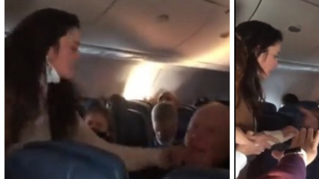  Pelea en vuelo de Delta por el uso de máscara termina con una mujer detenida 