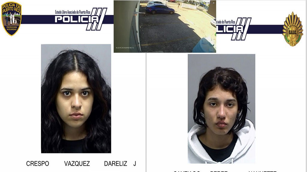  Video: Pillan a las dos damiselas” que robaron un carro en Juana Diaz 