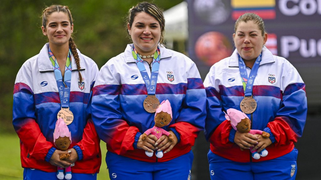  Equipo femenino de tiro con arco obtiene bronce en los Juegos Centroamericanos y del Caribe 